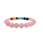Rose Quartz Self-Love Bracelet for Moms - 7 Chakra Healing