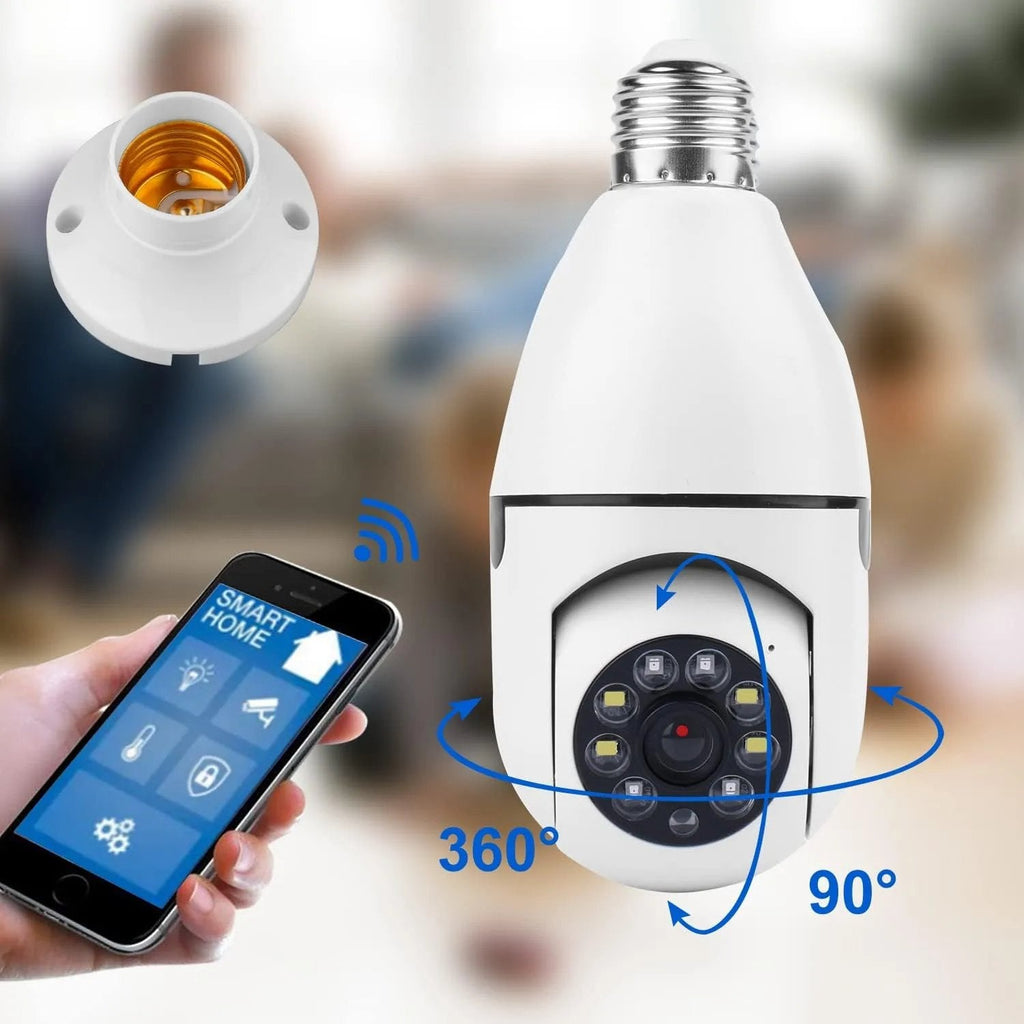 Light Bulb Security Camera for Moms - 1080P WiFi