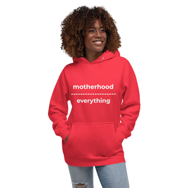 motherhood over everything hoodie